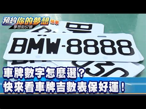 什麼車牌號碼比較好|車牌怎麼選比較好？唸起來順口、看起來順眼即可